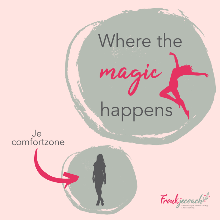 Outside your comfortzone is where the magic happens